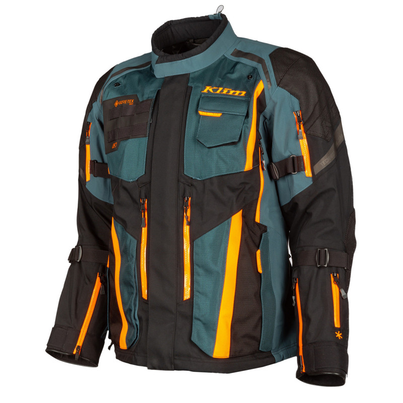 KLIM BADLANDS PRO GTX JACKET PETROL STRIKE ORANGE