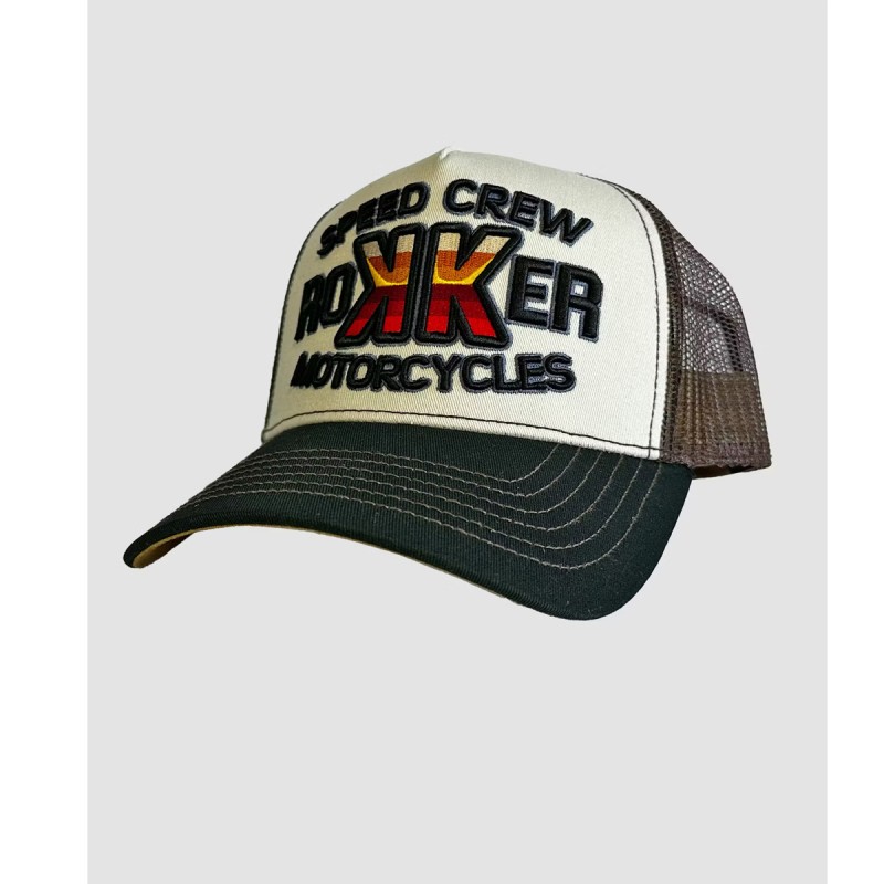 ROKKER CAP SPEED CREW TRUKKER BRON-BLACK ROKKER CAP SPEED CREW TRUKKER BRON-BLACK