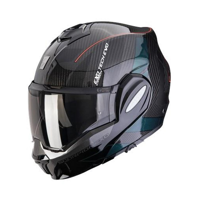 SCORPION EXO-TECH EVO CARBON BLACK-GREEN