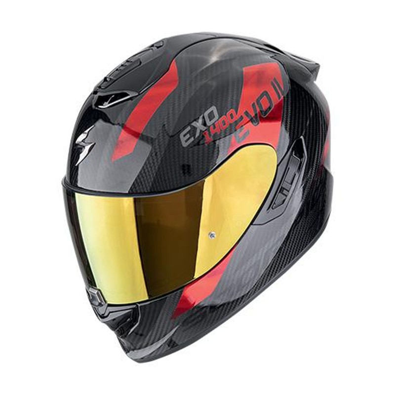 SCORPION EXO-1400 EVO II AIR CARBON PLATTED RED SCORPION EXO-1400 EVO II AIR CARBON PLATTED RED