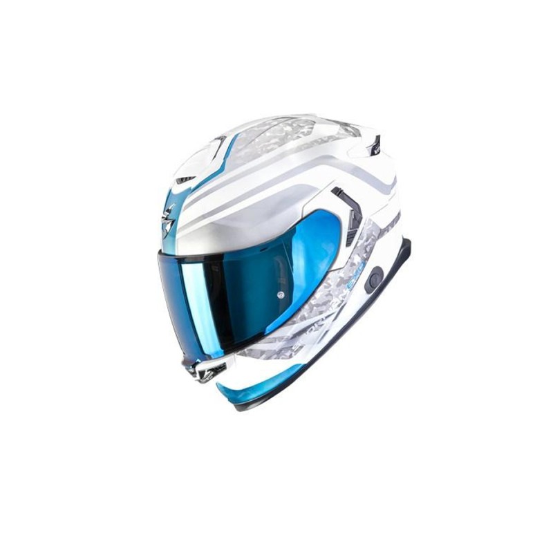 SCORPION EXO-GT SP AIR ARTEN WHITE-BLUE SCORPION EXO-GT SP AIR ARTEN WHITE-BLUE